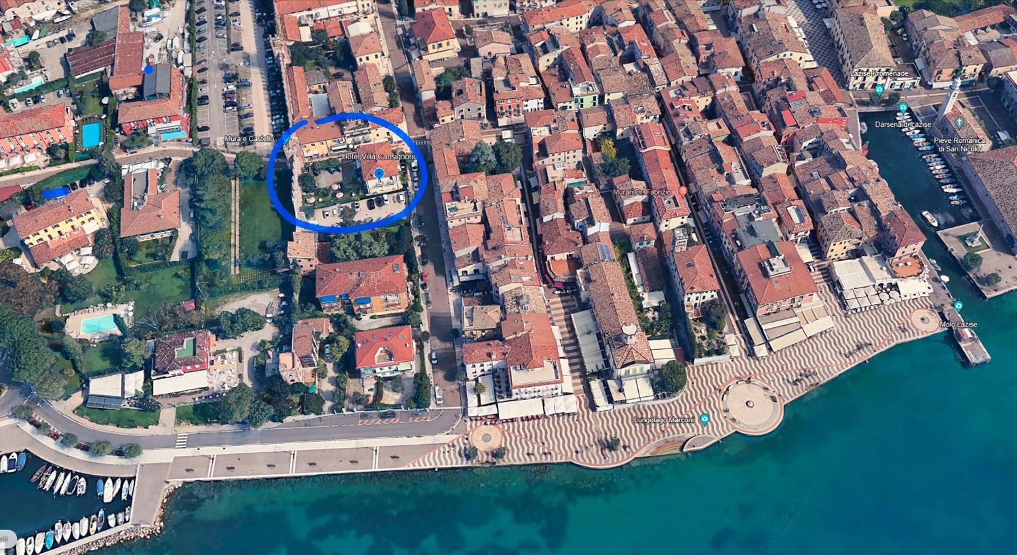 Hotel Villa Cansignorio Lazise Exteriör bild